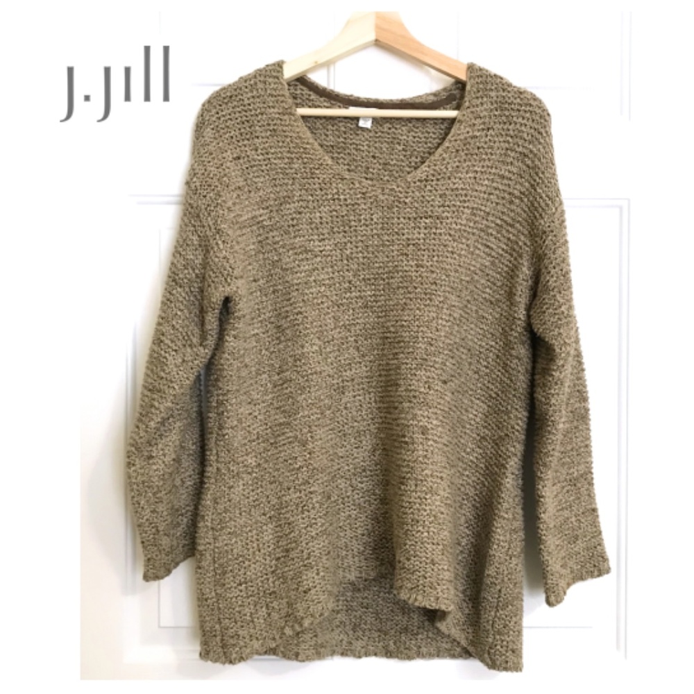 J.Jill Knit Long Sleeve Sweater Sweater